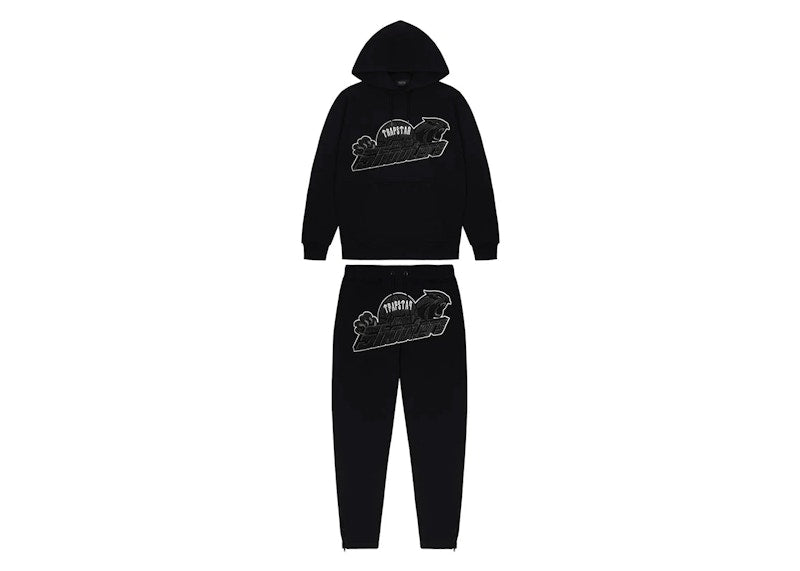 Trapstar Shooters Hooded Tracksuit Blackout Edition