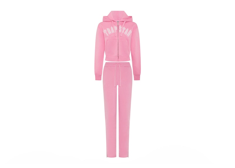 Trapstar Women'S Irongate Chenille Tracksuit Pink