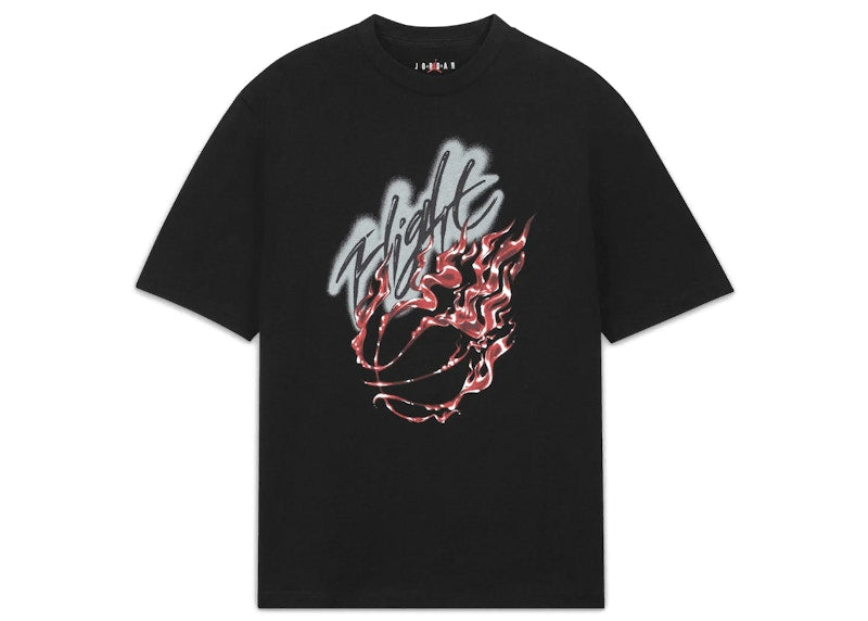 Travis Scott X Jordan Flight Graphic T-Shirt Black