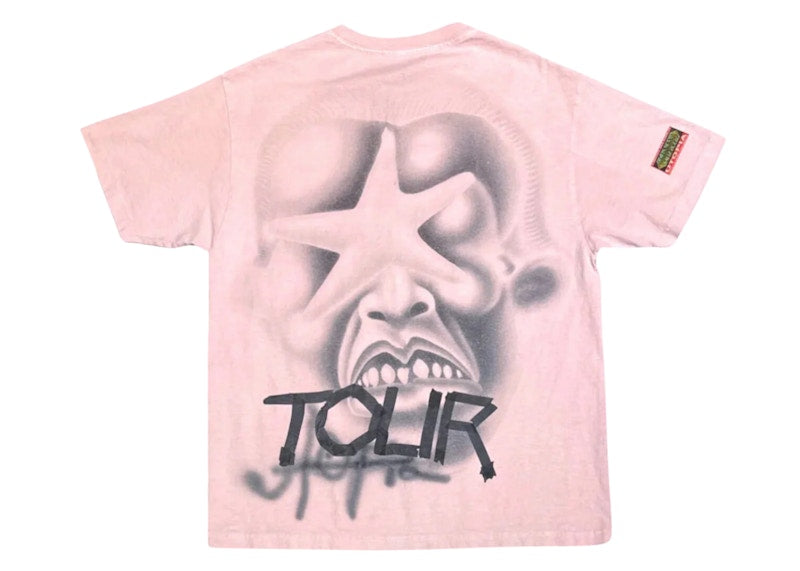 Travis Scott Utopia Circus Maximus Pink Star Tee Pink