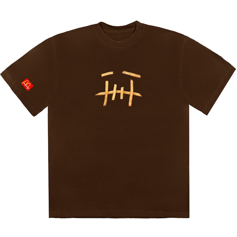 Travis Scott X Mcdonald'S Fry Ii T-Shirt Brown