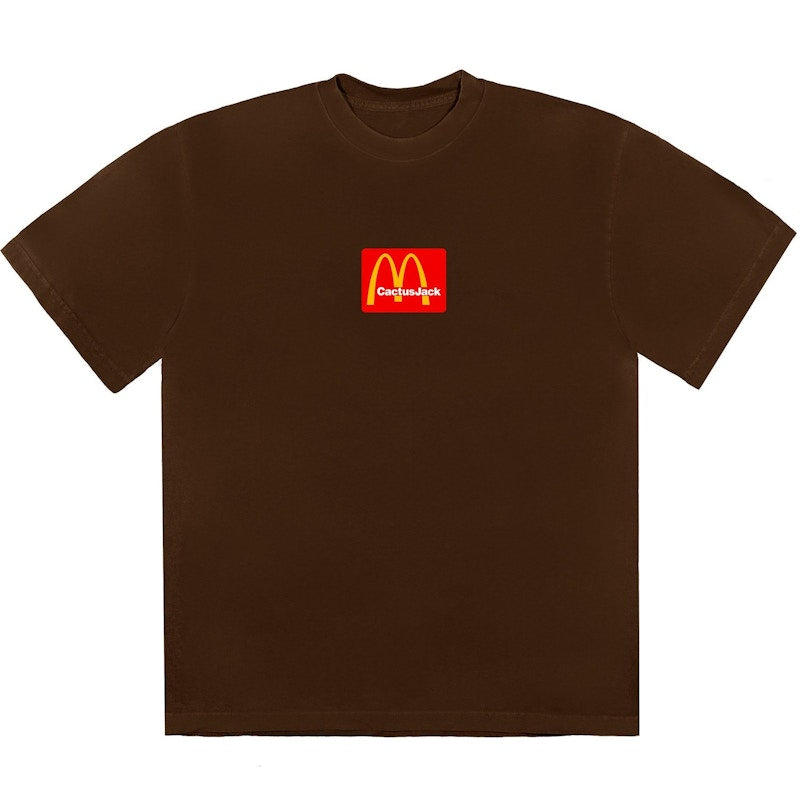 Travis Scott X Mcdonald'S Sesame Iii T-Shirt Brown