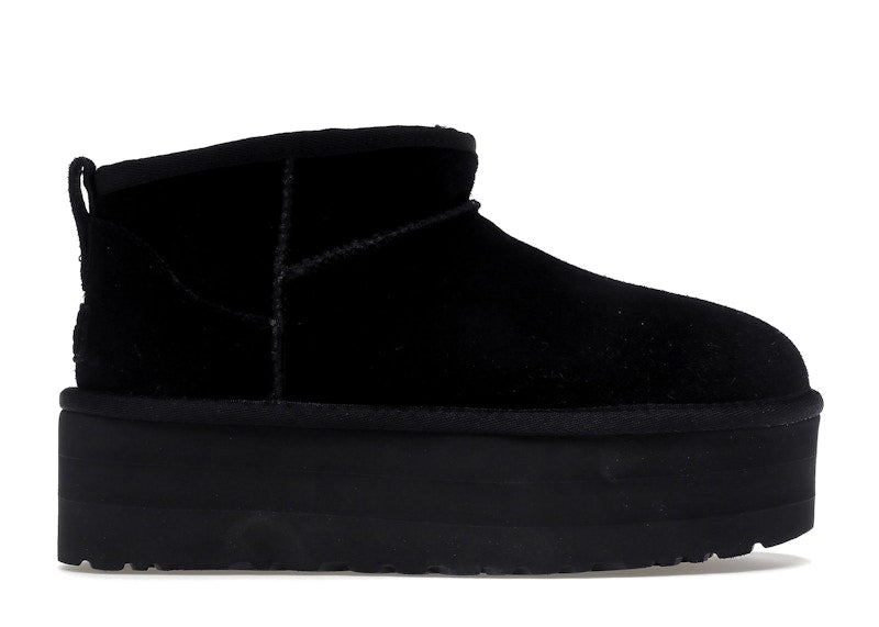 Ugg Classic Ultra Mini Platform Boot Black (Women'S)