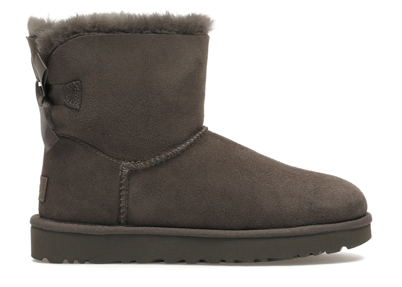 Ugg Mini Bailey Bow Ii Boot Grey (Women'S)