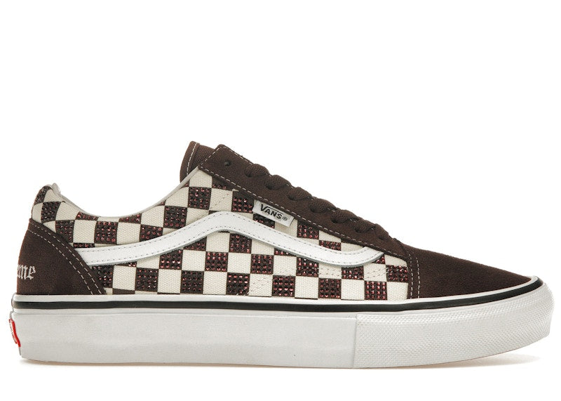 Vans Old Skool Supreme Swarovski Brown