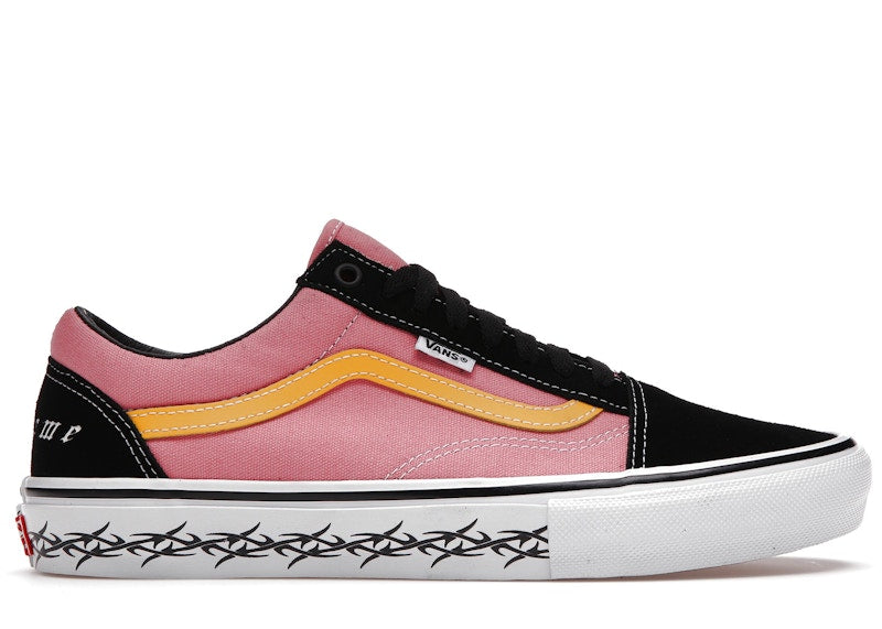 Vans Skate Old Skool Supreme Tribal Barbed Wire Pink