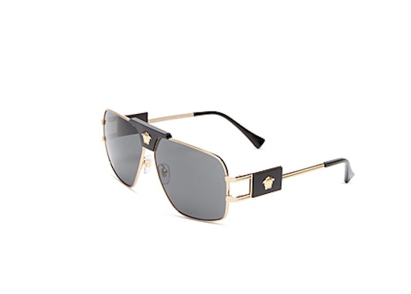 Versace Medusa Steel Sunglasses Gold (Ve2251-100287)