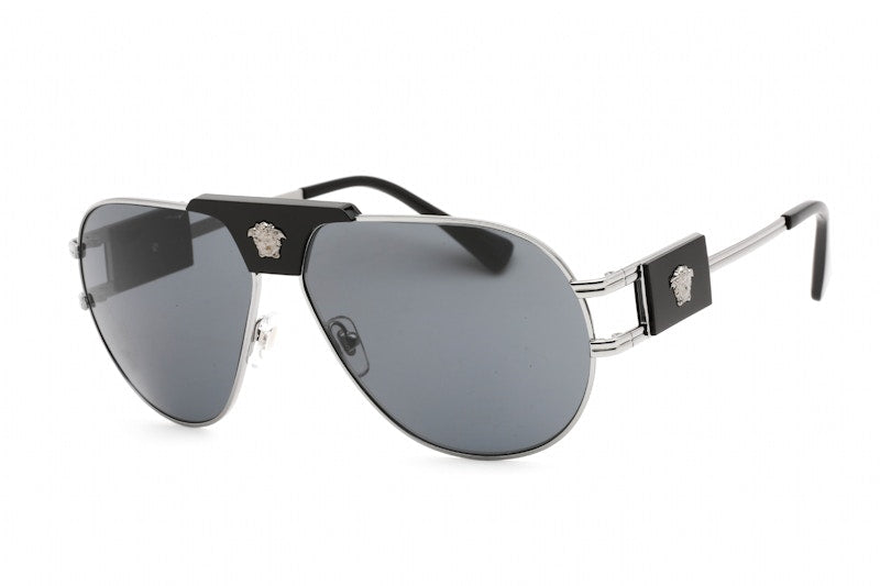 Versace Special Project Aviator Sunglasses Silver (Ve2252-100187)