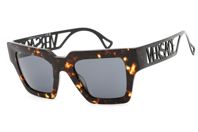 Versace Square Sunglasses Havana/Dark Grey (Ve4431-514887)