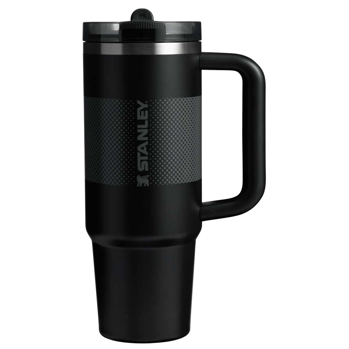 THE QUENCHER PROTOUR FLIP STRAW TUMBLER  30 OZ Black Fade