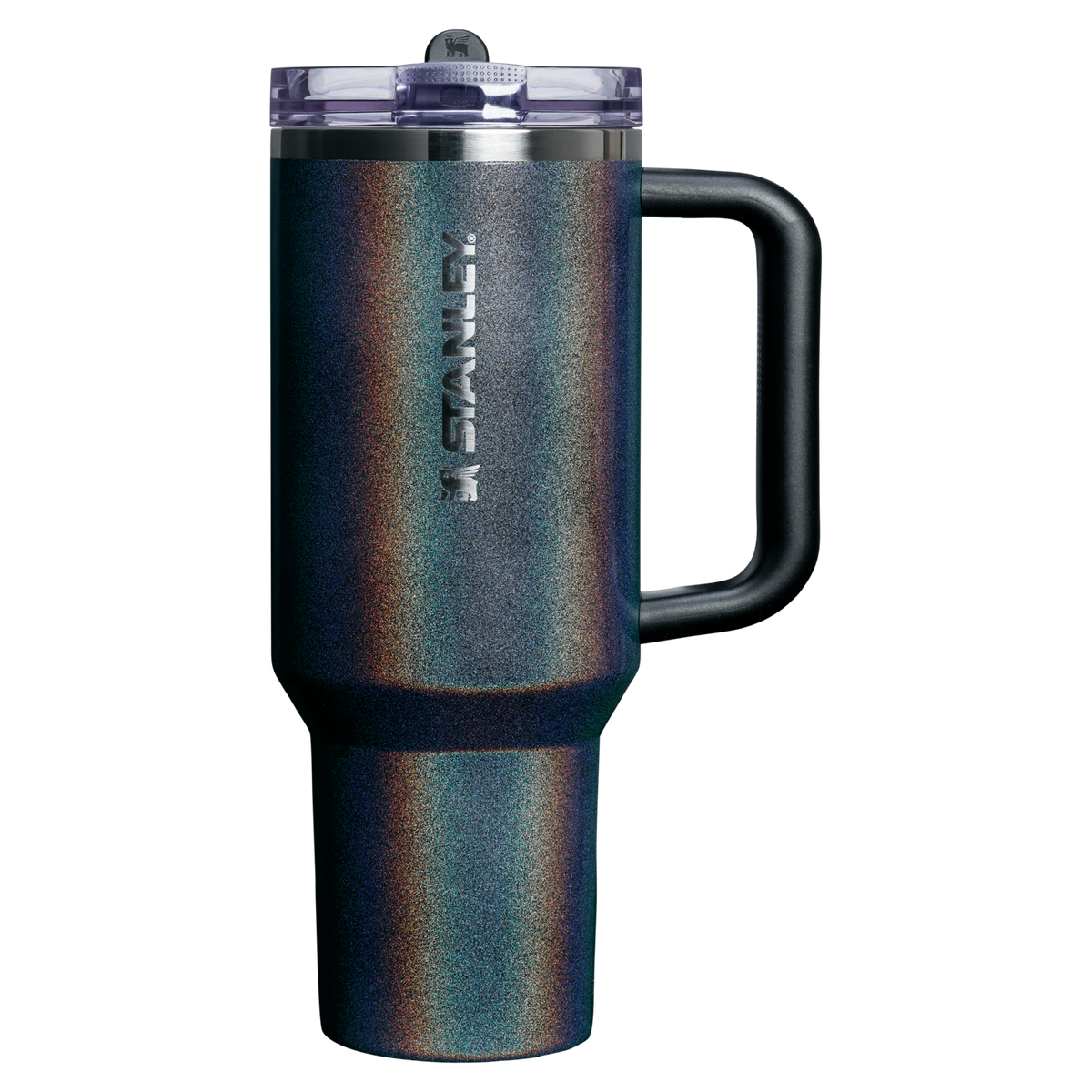 THE QUENCHER PROTOUR FLIP STRAW TUMBLER  40 OZ Midnight Glitz