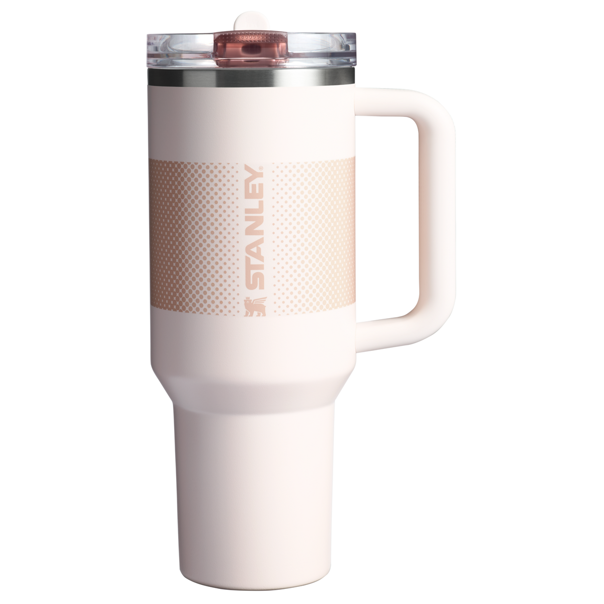 THE QUENCHER PROTOUR FLIP STRAW TUMBLER  40 OZ Rose Quartz Fade