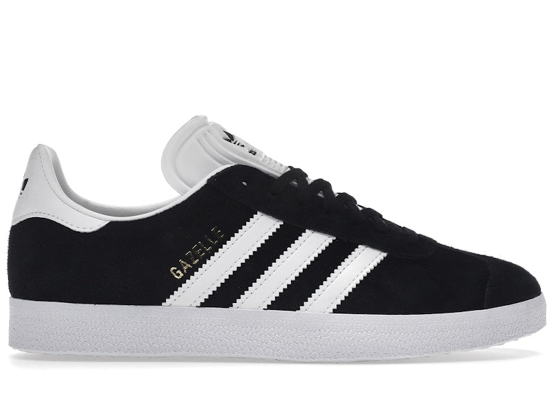 Adidas Gazelle Core Black Cloud White Gold