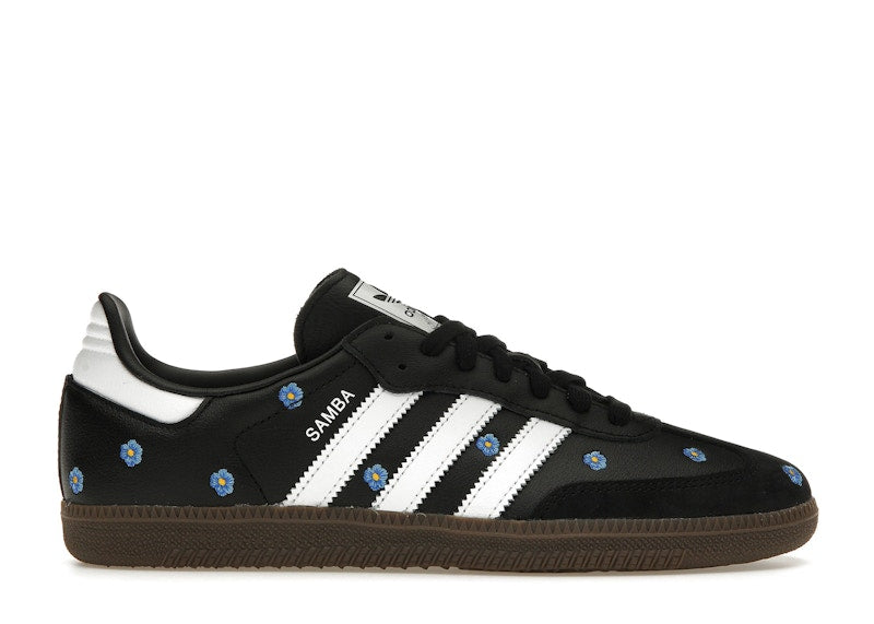 Adidas Samba Light Blue Floral Core Black (Women'S)