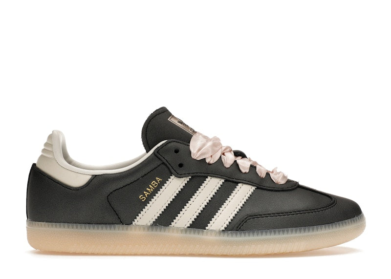 Adidas Samba Og Black Pink Ribbon Laces (Women'S)