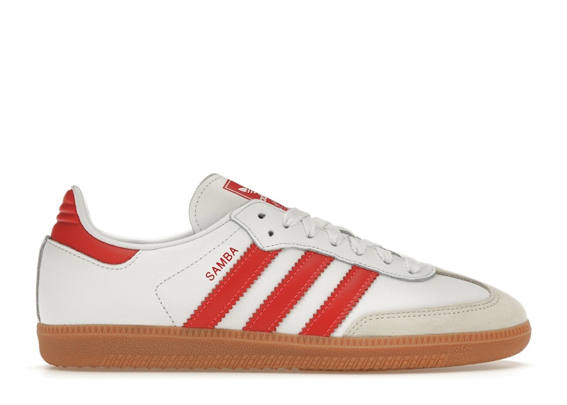 Adidas Samba Og White Solar Red Gum (Women'S)