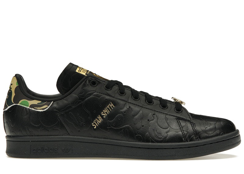 Adidas Stan Smith Bape 30Th Anniversary Black