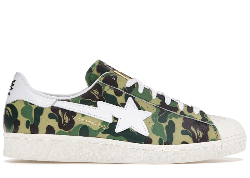 Adidas Superstar Bape Abc Camo Green