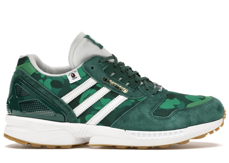 Adidas Zx 8000 Bape Undefeated Green