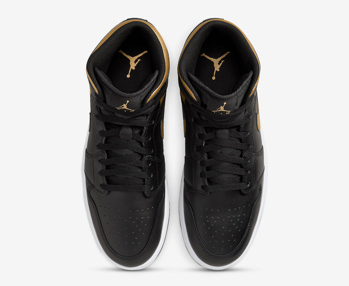 Nike Air Jordan 1 outlets Mid ‘Univ Gold’ 3.5Y