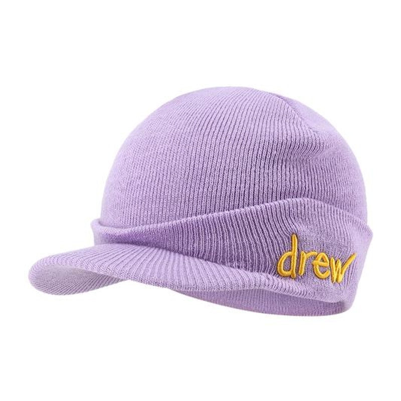 Drew House Scribble Billed Waffle Beanie Lavender