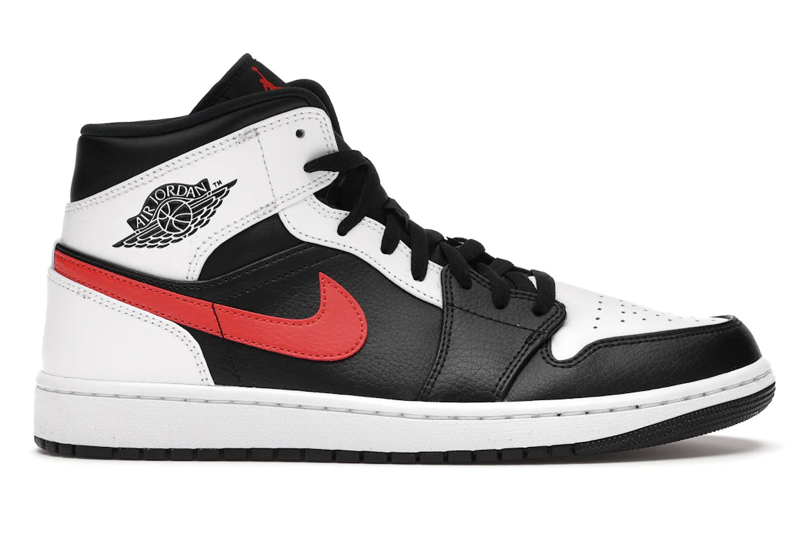 Jordan 1 Mid
 Black Chile Red White