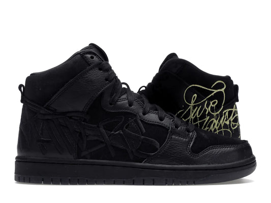 Nike SB Dunk High
 FAUST Black Gold