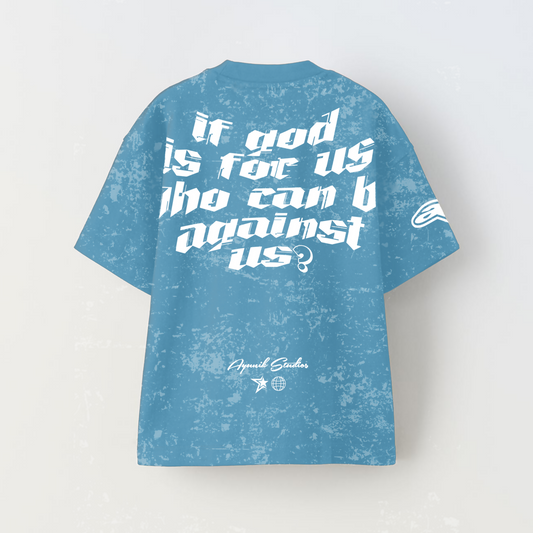 God's Shield T-shirt ( Powder Blue)