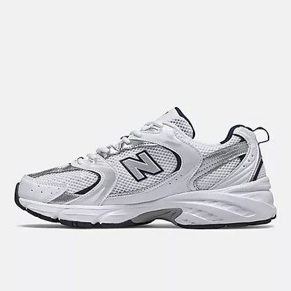 New Balance 530 White Silver Navy Sale