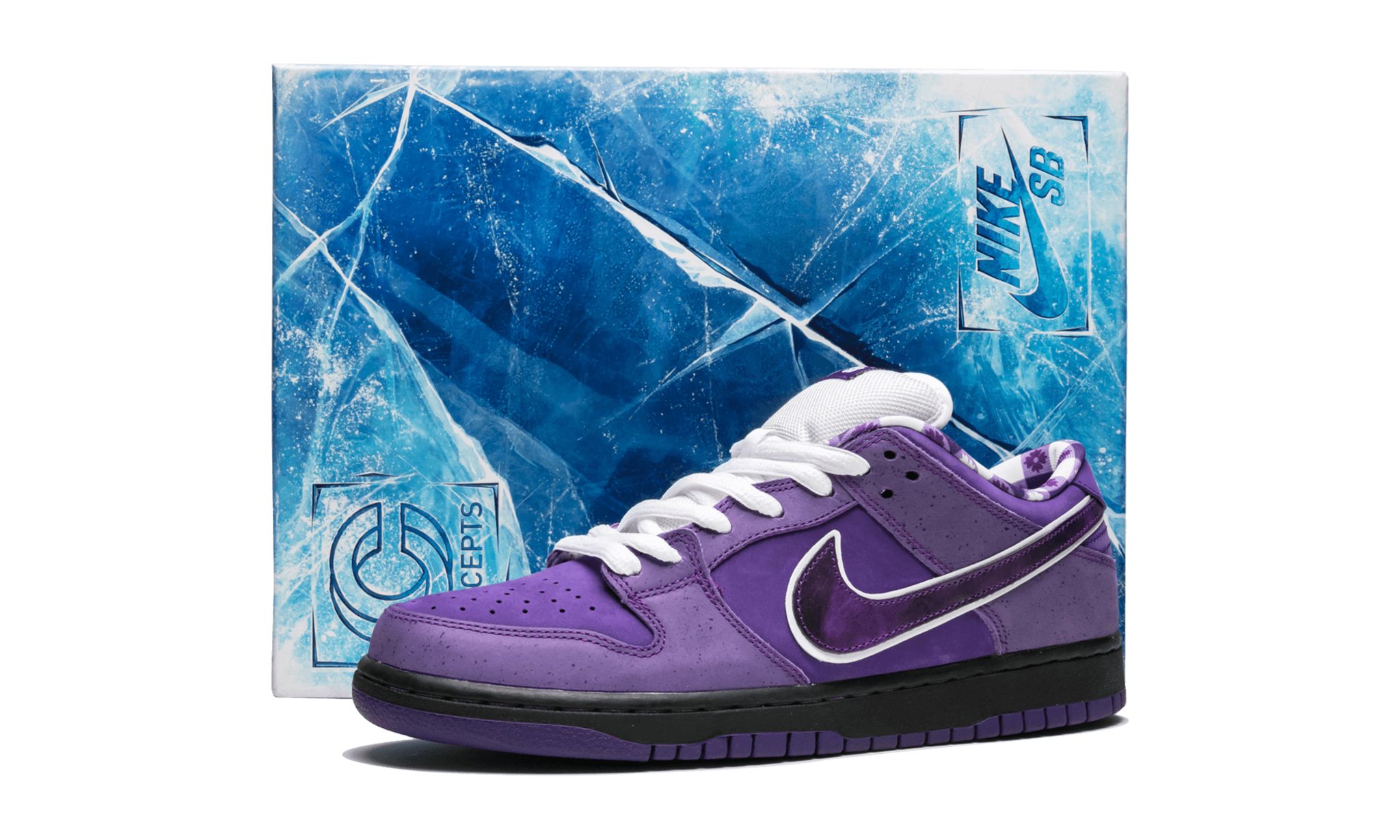 SB Dunk Low Pro OG QS x Concepts "Purple Lobster" (Special Box) Sale