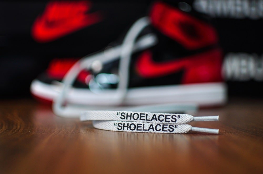 Nike best sale printed laces