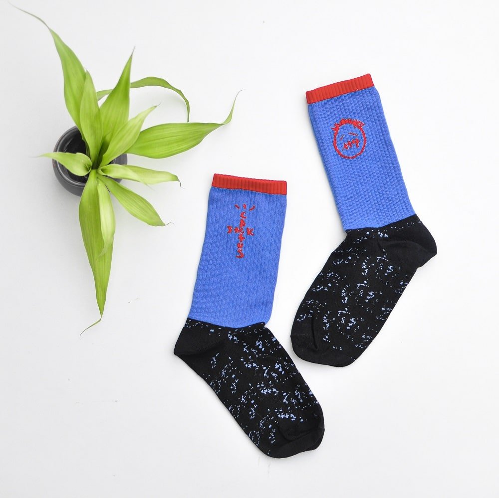 Blue | Travis Scott Socks 