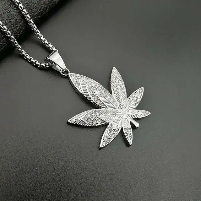 MARIJUANA LEAF PENDANT