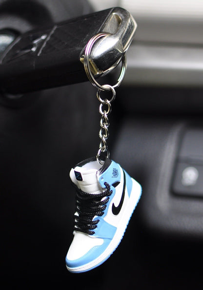 3D Sneaker Keychain AJ1 UNC