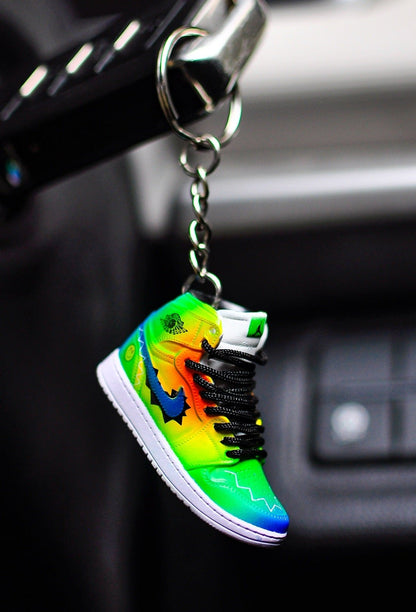 3D Sneaker Keychain AJ1 J Balvin