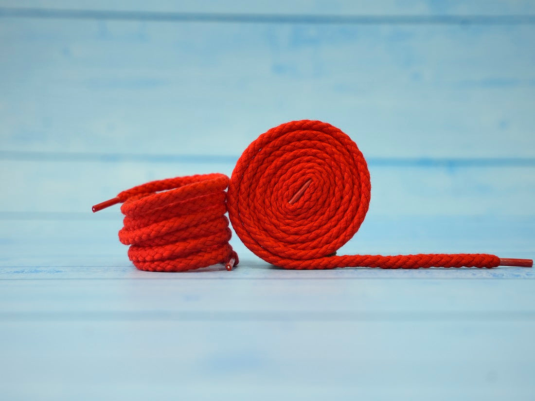 Braided Rope Lace - Red