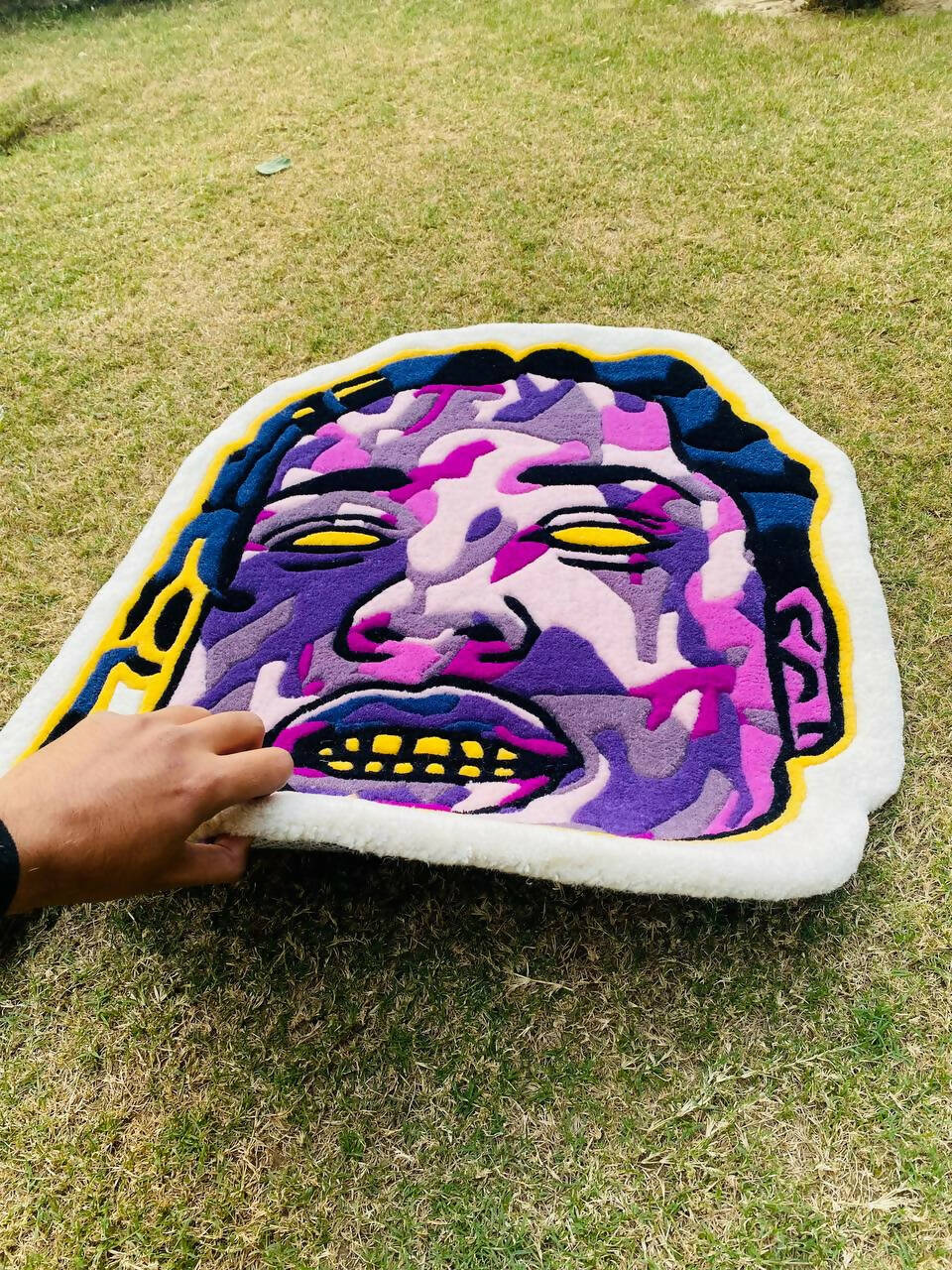 TRAVIS SCOTT FACE RUG