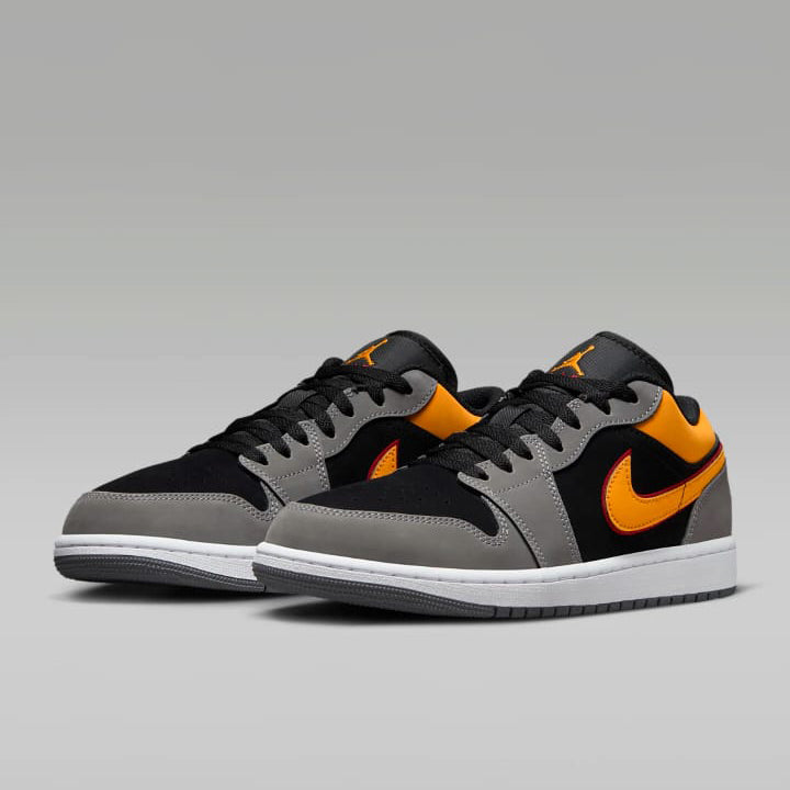 Air Jordan 1 Low Light Graphite Vivid Orange Sale