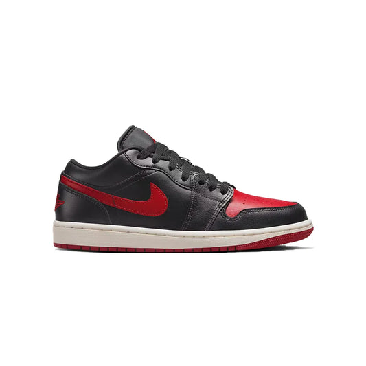 Nike Air Jordan 1 Low Black/Sail/Gym Red