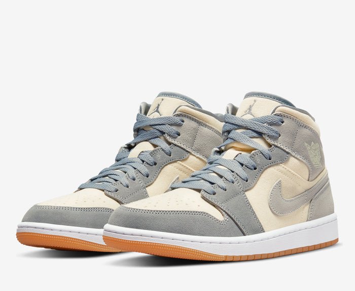 Nike Air Jordan 1 Mid 'Coconut Milk Particle Grey' – Kicks Machine