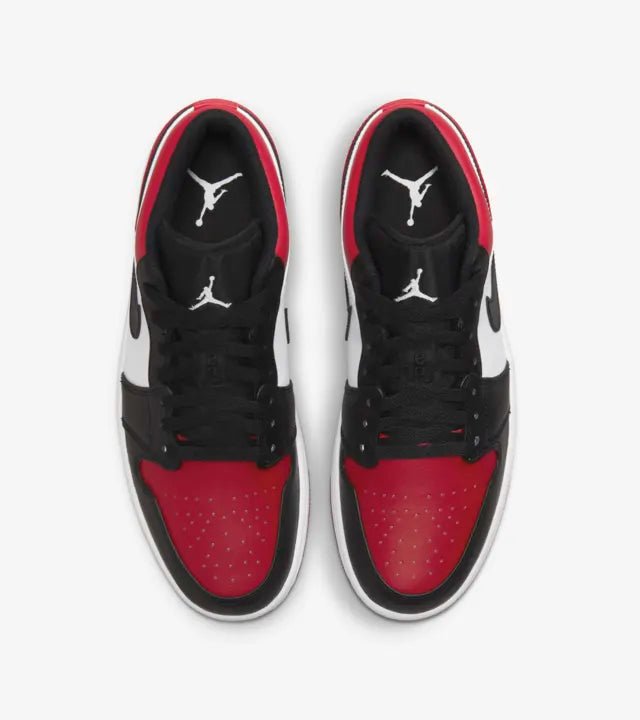 air jordan 1 low bred toe