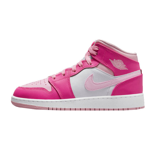 Air Jordan 1 Mid Gs Fierce Pink Sale