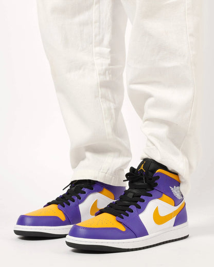 Nike air jordan store 1 mid lakers